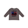 thumbnail image 1 of Inktastic Military Dad I Love My Daddy Boys or Girls Long Sleeve Toddler T-Shirt, 1 of 5