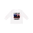 thumbnail image 1 of Inktastic Military Dad I Love My Daddy Boys or Girls Long Sleeve Toddler T-Shirt, 1 of 5