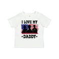 thumbnail image 1 of Inktastic Military Dad I Love My Daddy Boys or Girls Toddler T-Shirt, 1 of 5