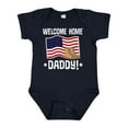 thumbnail image 1 of Inktastic Military Dad Welcome Home USA Flag Boys or Girls Baby Bodysuit, 1 of 5