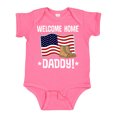 thumbnail image 1 of Inktastic Military Dad Welcome Home USA Flag Boys or Girls Baby Bodysuit, 1 of 5