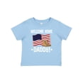 thumbnail image 1 of Inktastic Military Dad Welcome Home USA Flag Boys or Girls Baby T-Shirt, 1 of 5