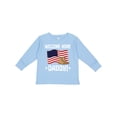 thumbnail image 1 of Inktastic Military Dad Welcome Home USA Flag Boys or Girls Long Sleeve Toddler T-Shirt, 1 of 5
