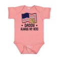 thumbnail image 1 of Inktastic Military Daddy Always My Hero Boys or Girls Baby Bodysuit, 1 of 5