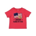 thumbnail image 1 of Inktastic Military Daddy Always My Hero Boys or Girls Baby T-Shirt, 1 of 5