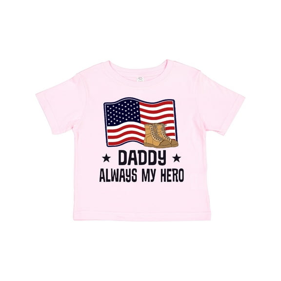 Inktastic Military Daddy Always My Hero Boys or Girls Toddler T-Shirt