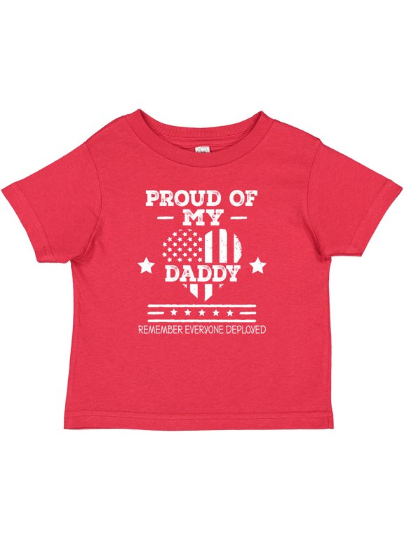 Military Daddy Red Friday Deployed Boys or Girls Baby T-Shirt