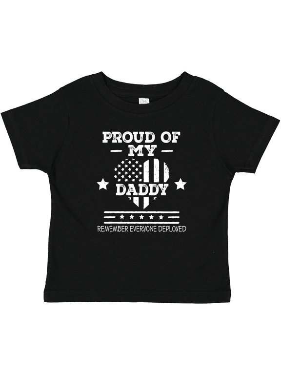 Military Daddy Red Friday Deployed Boys or Girls Baby T-Shirt