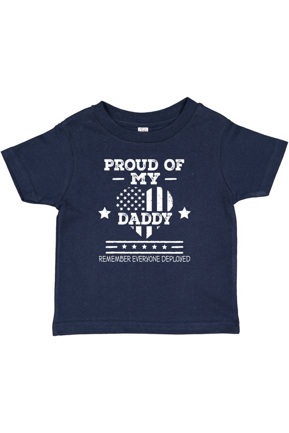 Military Daddy Red Friday Deployed Boys or Girls Baby T-Shirt