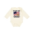 thumbnail image 1 of Inktastic Military Daddy Welcome Home Boys or Girls Long Sleeve Baby Bodysuit, 1 of 5