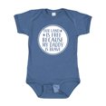 thumbnail image 1 of Inktastic Military Daddy is Brave Land is Free Boys or Girls Baby Bodysuit, 1 of 5
