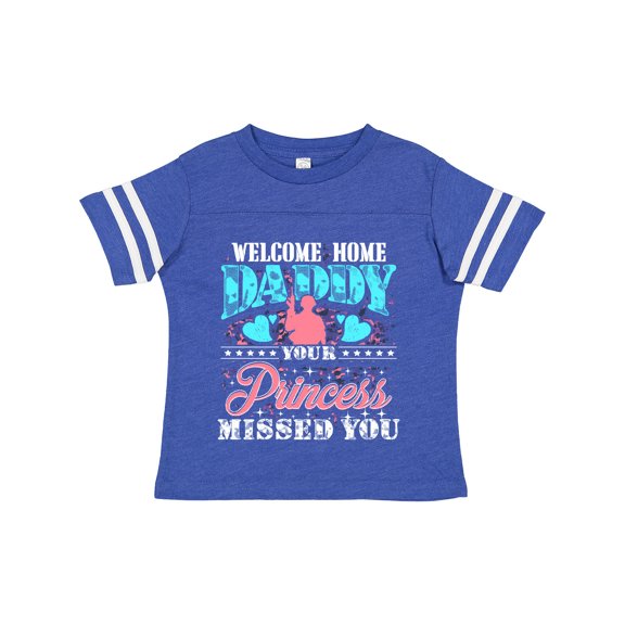 Inktastic Military Daughter Welcome Home Daddy Girls Toddler T-Shirt