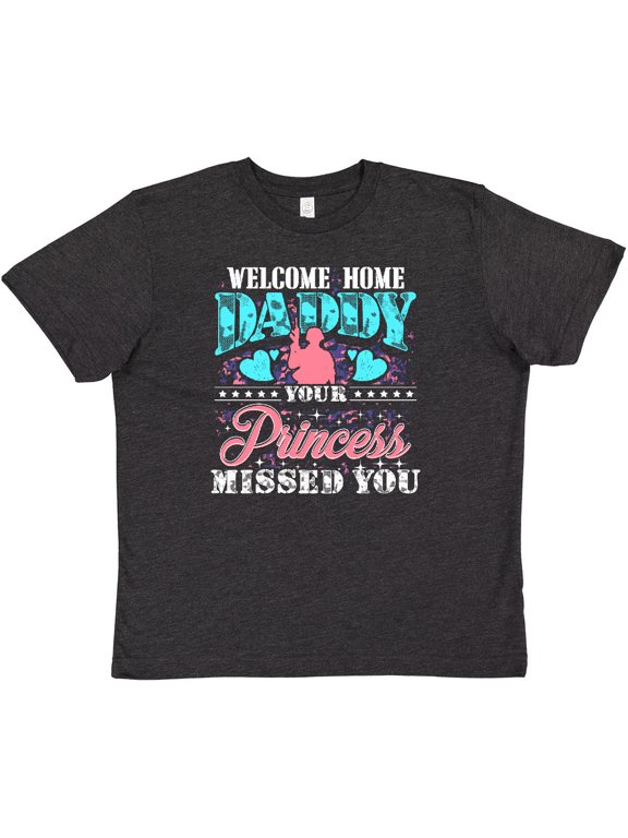 Military Daughter Welcome Home Daddy Youth T-Shirt