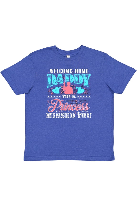 Military Daughter Welcome Home Daddy Youth T-Shirt