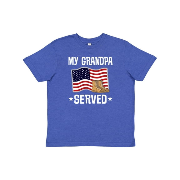 Inktastic Military Grandson My Grandpa Served Youth T-Shirt