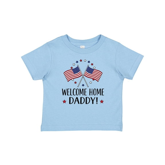 Inktastic Military Homecoming Welcome Home Daddy Boys or Girls Baby T-Shirt