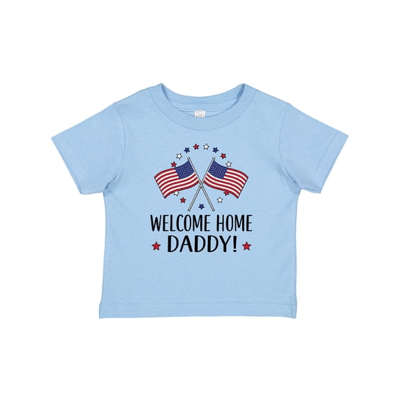 Inktastic Military Homecoming Welcome Home Daddy Boys or Girls Baby T-Shirt