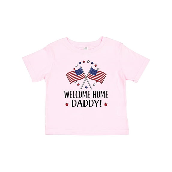 Inktastic Military Homecoming Welcome Home Daddy Boys or Girls Baby T-Shirt