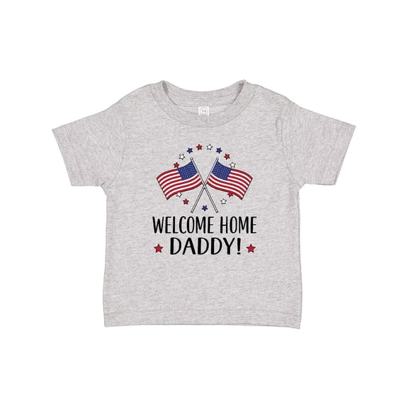 Inktastic Military Homecoming Welcome Home Daddy Boys or Girls Baby T-Shirt