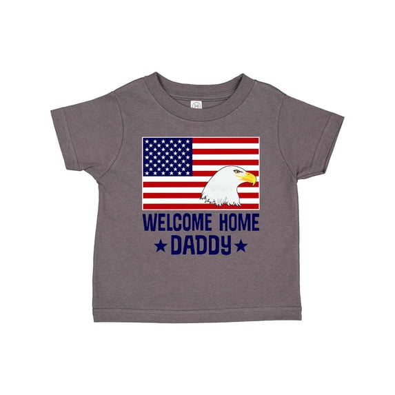 Inktastic Military Homecoming Welcome Home Daddy Boys or Girls Toddler T-Shirt