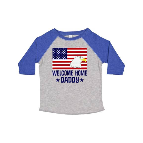 Inktastic Military Homecoming Welcome Home Daddy Boys or Girls Toddler T-Shirt