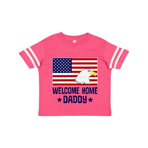 Inktastic Military Homecoming Welcome Home Daddy Boys or Girls Toddler T-Shirt