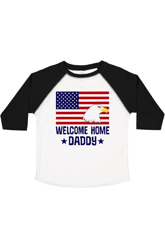 Military Homecoming Welcome Home Daddy Boys or Girls Toddler T-Shirt