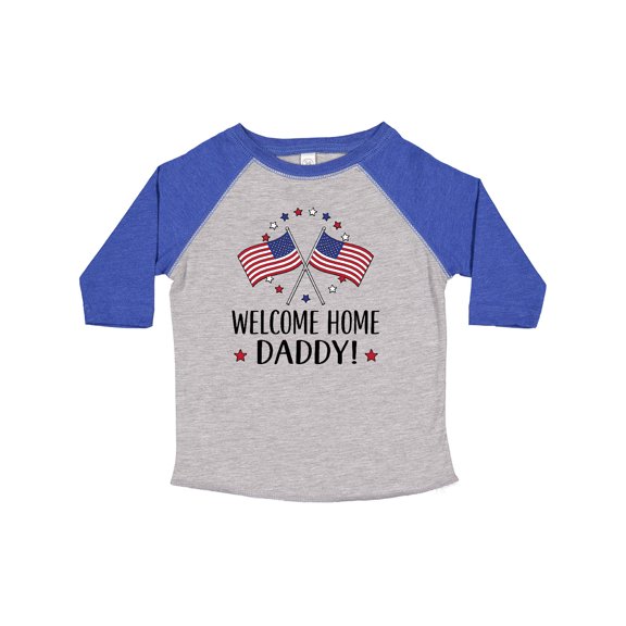 Inktastic Military Homecoming Welcome Home Daddy Boys or Girls Toddler T-Shirt