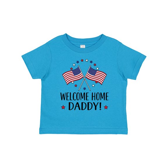 Inktastic Military Homecoming Welcome Home Daddy Boys or Girls Toddler T-Shirt
