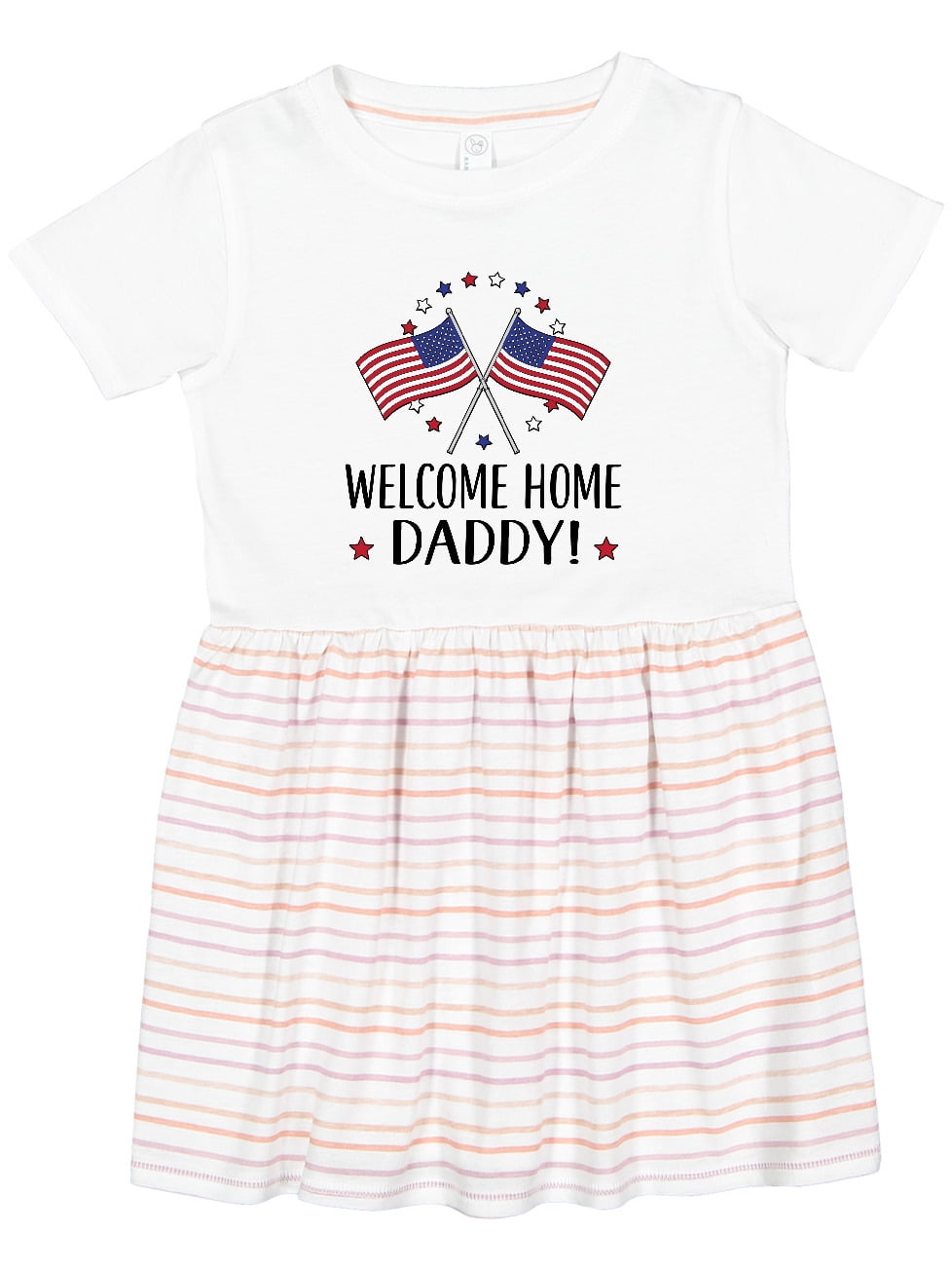 Inktastic Military Homecoming Welcome Home Daddy Girls Toddler Dress -  Walmart.com