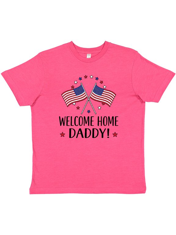 Military Homecoming Welcome Home Daddy Youth T-Shirt