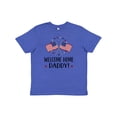 thumbnail image 1 of Inktastic Military Homecoming Welcome Home Daddy Youth T-Shirt, 1 of 5