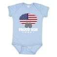 thumbnail image 1 of Inktastic Military Proud Son US Flag Boys or Girls Baby Bodysuit, 1 of 5