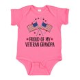 thumbnail image 1 of Inktastic Military Proud of Veteran Grandpa Boys or Girls Baby Bodysuit, 1 of 5