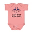 thumbnail image 1 of Inktastic Military Proud of Veteran Grandpa Boys or Girls Baby Bodysuit, 1 of 5
