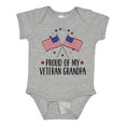 thumbnail image 1 of Inktastic Military Proud of Veteran Grandpa Boys or Girls Baby Bodysuit, 1 of 5
