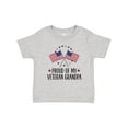 thumbnail image 1 of Inktastic Military Proud of Veteran Grandpa Boys or Girls Baby T-Shirt, 1 of 5