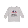 thumbnail image 1 of Inktastic Military Proud of Veteran Grandpa Boys or Girls Long Sleeve Toddler T-Shirt, 1 of 5