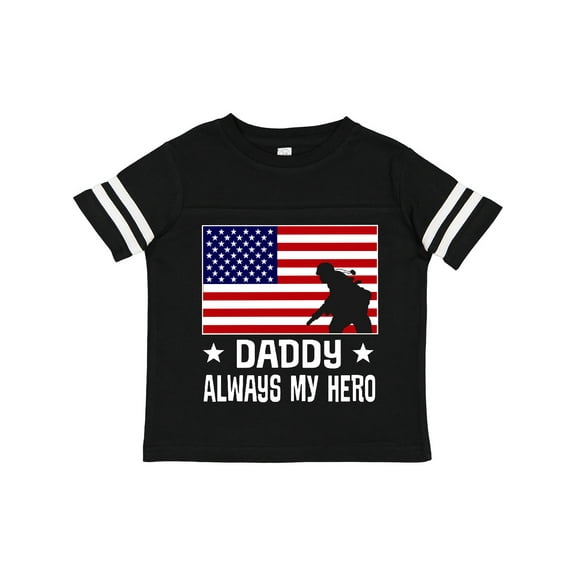 Inktastic Military Soldier Daddy Always My Hero Boys or Girls Toddler T-Shirt