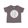 thumbnail image 1 of Inktastic Military Uncle Land is Free Nephew Boys or Girls Toddler T-Shirt, 1 of 5