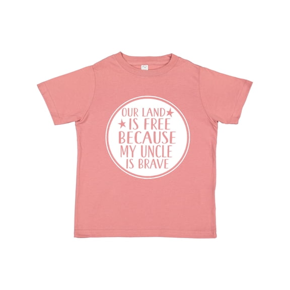 Inktastic Military Uncle Land is Free Nephew Boys or Girls Toddler T-Shirt