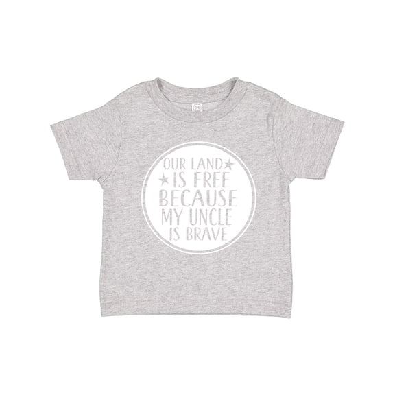 Inktastic Military Uncle Land is Free Nephew Boys or Girls Toddler T-Shirt