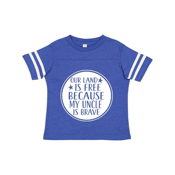 Inktastic Military Uncle Land is Free Nephew Boys or Girls Toddler T-Shirt