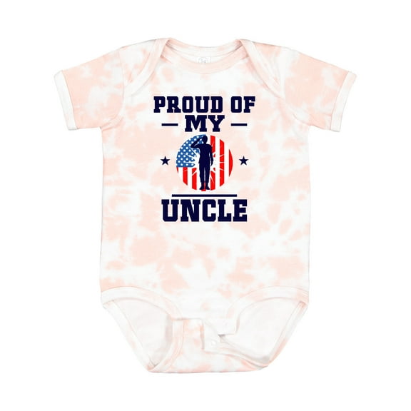 Inktastic Military Uncle Proud Nephew Boys or Girls Baby Bodysuit