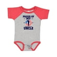 thumbnail image 1 of Inktastic Military Uncle Proud Nephew Boys or Girls Baby Bodysuit, 1 of 5