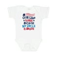 thumbnail image 1 of Inktastic Military Uncle Proud Nephew Freedom Boys or Girls Baby Bodysuit, 1 of 5