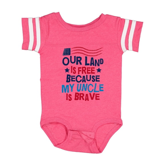 Inktastic Military Uncle Proud Nephew Freedom Boys or Girls Baby Bodysuit