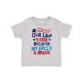 thumbnail image 1 of Inktastic Military Uncle Proud Nephew Freedom Boys or Girls Toddler T-Shirt, 1 of 5