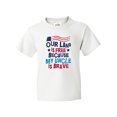 thumbnail image 1 of Inktastic Military Uncle Proud Nephew Freedom Youth T-Shirt, 1 of 5