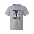 thumbnail image 1 of Inktastic Military Uncle Proud Nephew Youth T-Shirt, 1 of 5